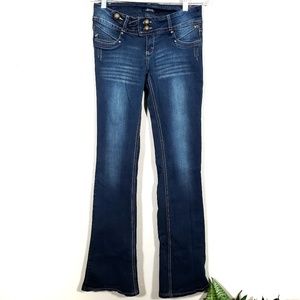 Virgin Only Straight Leg Dark Wash Jeans